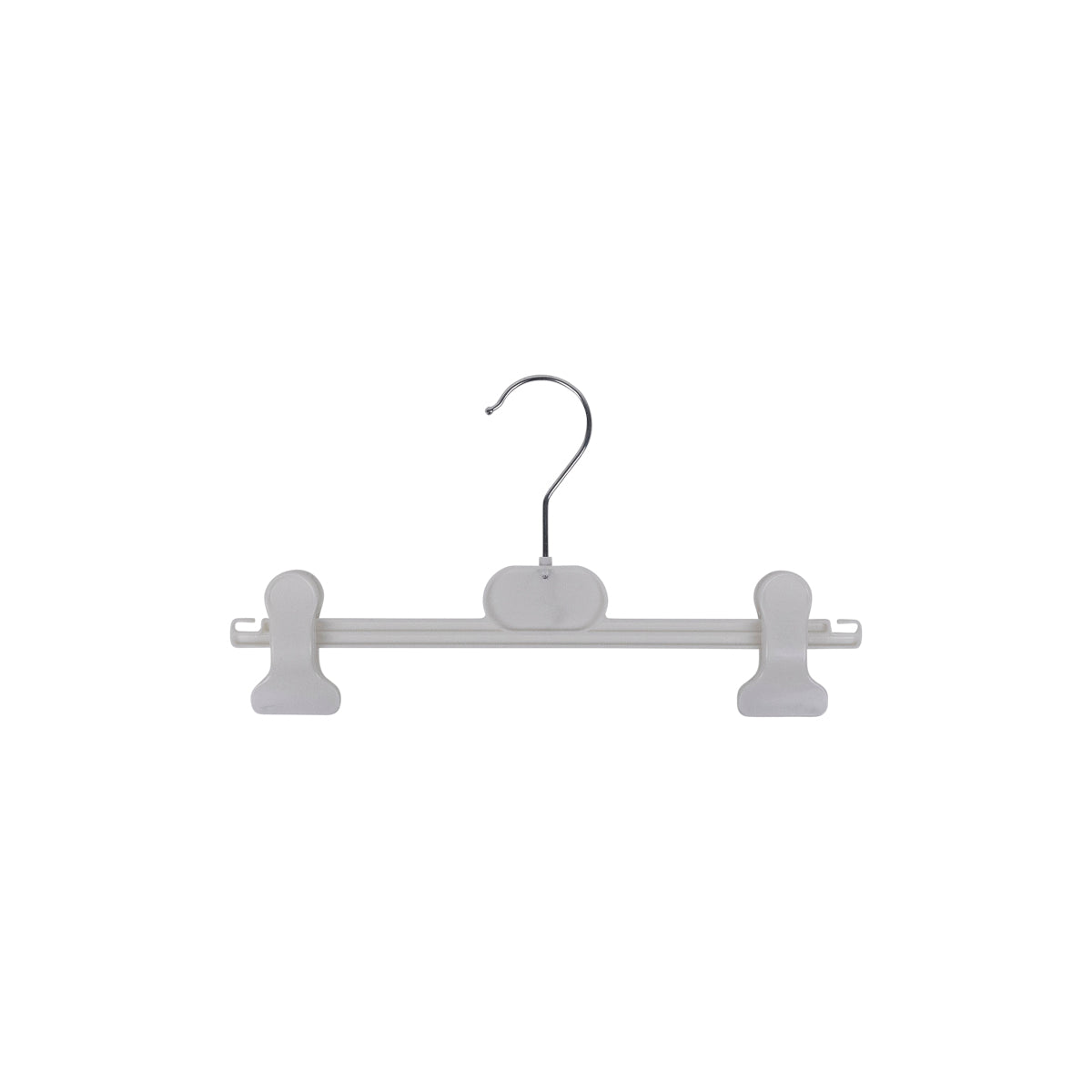 RK-24 - Baby size - White - Multifunctional clip hanger with adjustable clips