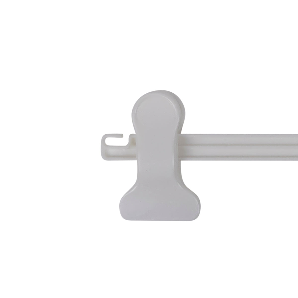 RK-24 - Baby size - White - Multifunctional clip hanger with adjustable clips